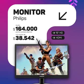 Monitor Philips HD 19" 60hz