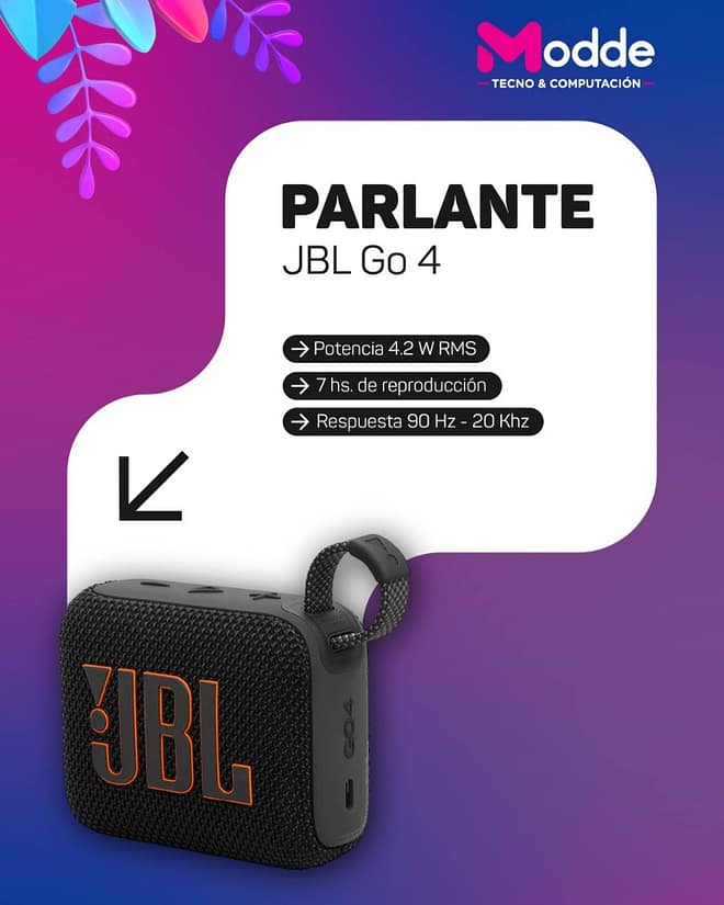 Parlante JBL Go 4