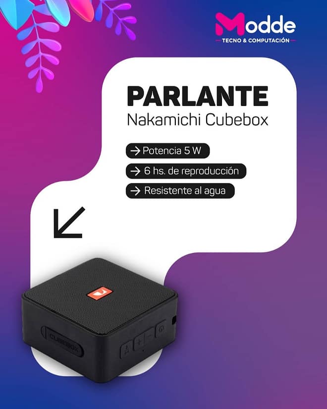 Parlante Nakamichi Cubebox