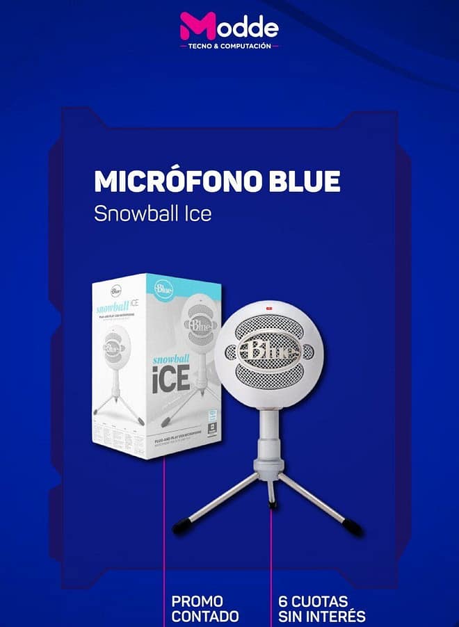 Microfono Blue Snowball iCE by Logitech