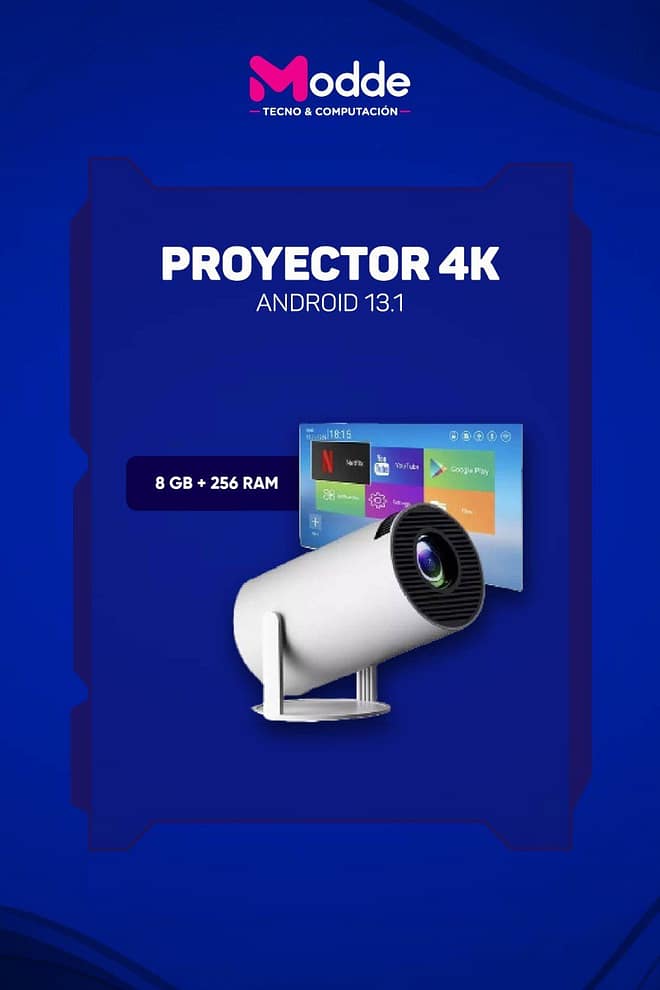Proyector HY300 / 4k con Android y apps