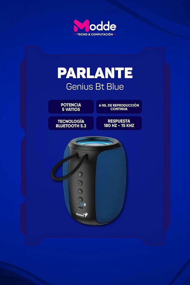 Parlante Genius SP-915BT RGB / con AI Copilot