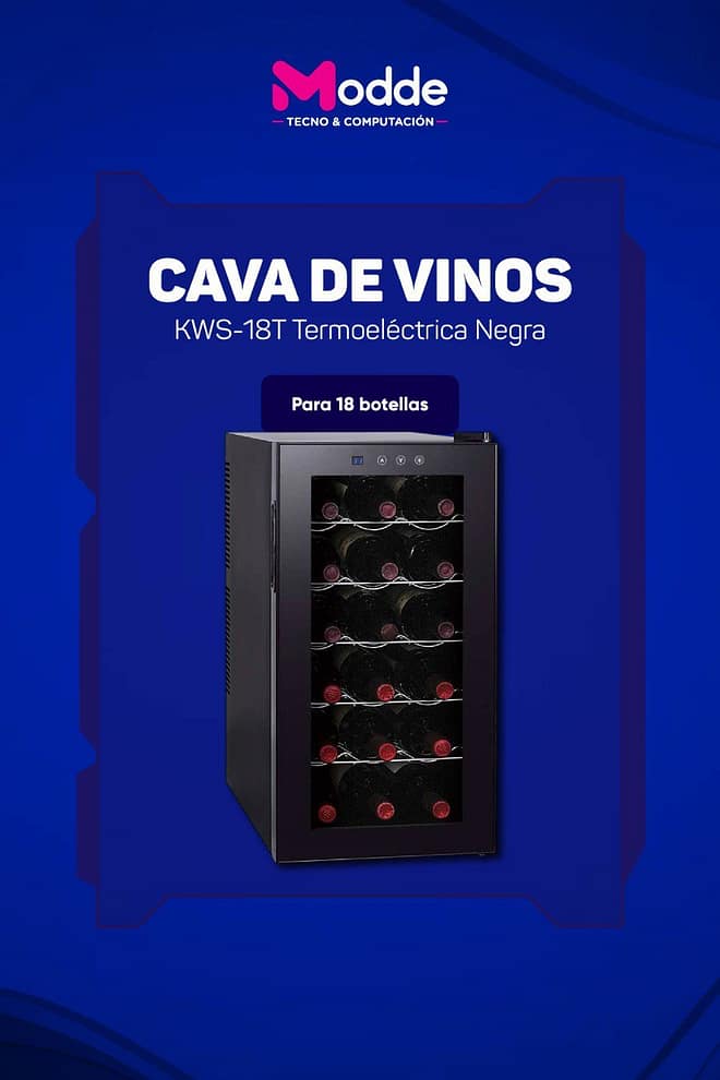 Cava de vinos TechGO KWS-18T