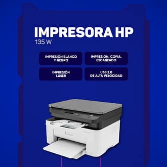 Impresora multifunción HP MFP 135w