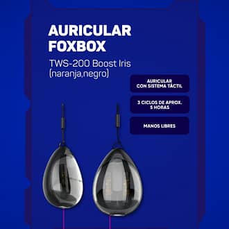 Auricular bluetooth Foxbox TWS-200 Boost Iris