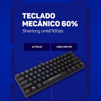 Teclado Shenlong UMK6100SB