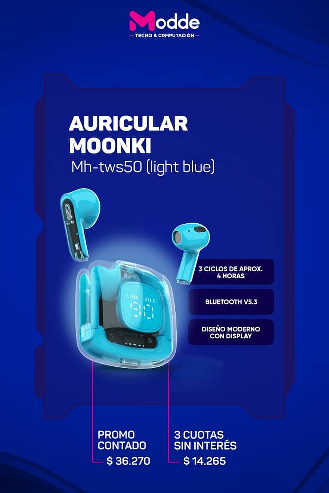 Auricular Moonki MH-TWS50