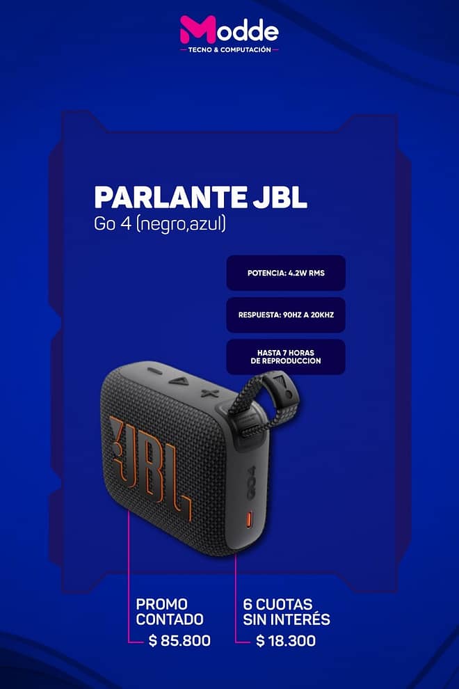 Parlante JBL Go 4