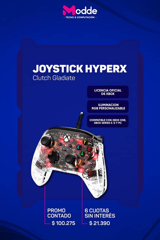 Joystick HyperX Clutch Gladiate RGB