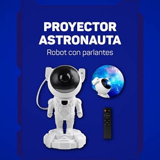 Proyector de estrellas y galaxias con parlante bluetooth