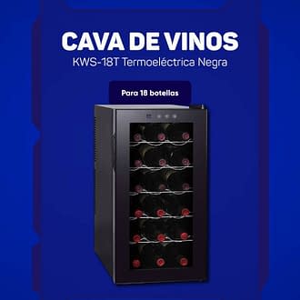 Cava de vinos TechGO KWS-18T