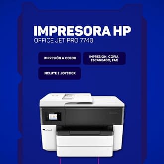 Impresora HP OfficeJet Pro 7740 - Formato ancho