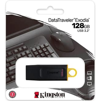 Pendrive Kingston DataTraveler Exodia 128gb USB 3.2