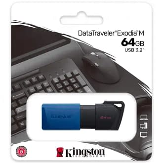 Pendrive Kingston DataTraveler Exodia M 64gb USB 3.2