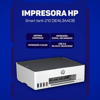 Impresora HP Smart Tank 210