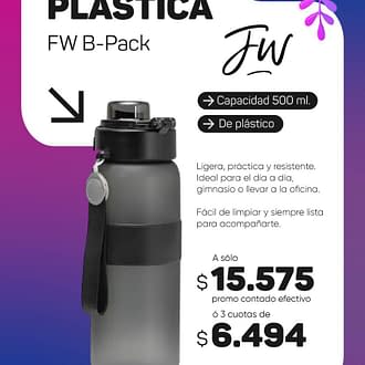 Botella plástica Fun World 500ml