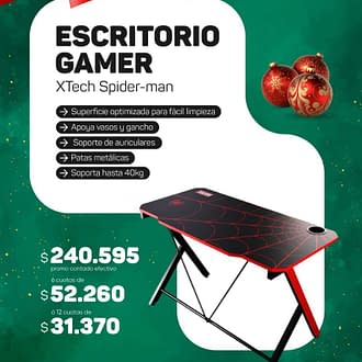 Escritorio gamer XTech Spider-Man Miles Morales